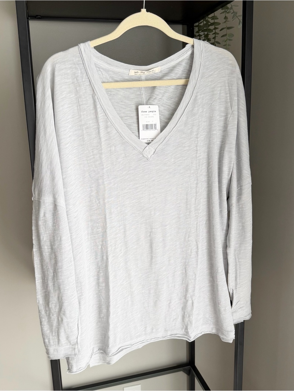NWT Free People We The Free On My Mind Oversized Long Sleeve Tee Shirt